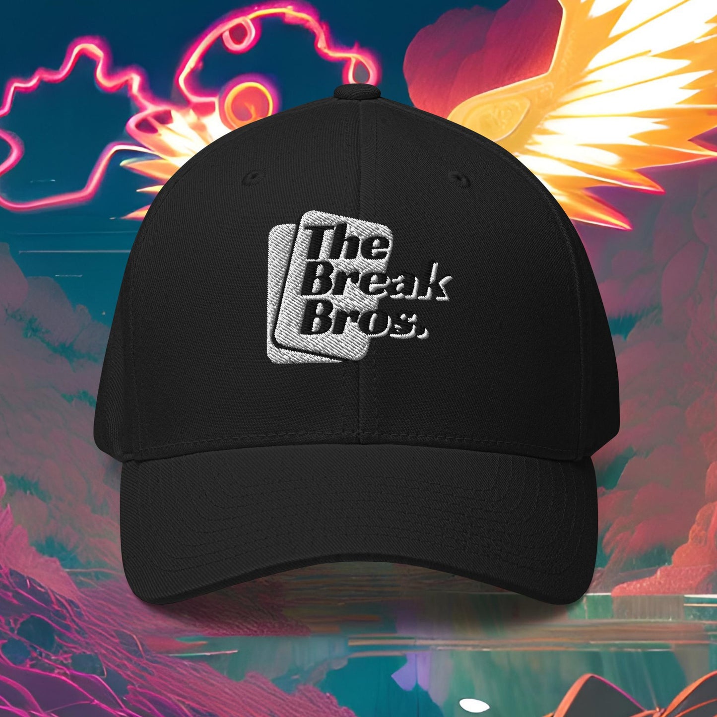 Break Bros Baseball Cap White Logo