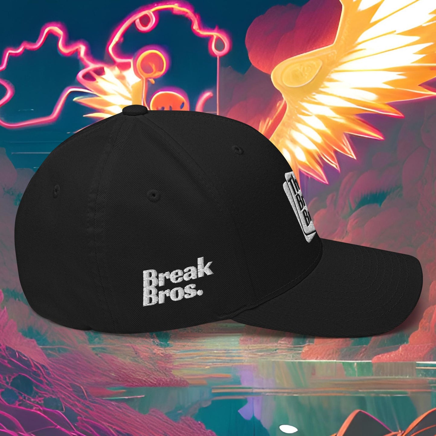 Break Bros Baseball Cap White Logo