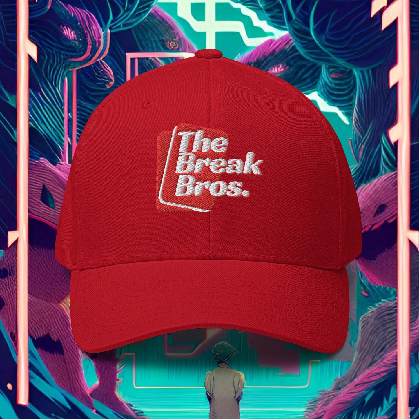 Break Bros Baseball Cap Red Logo