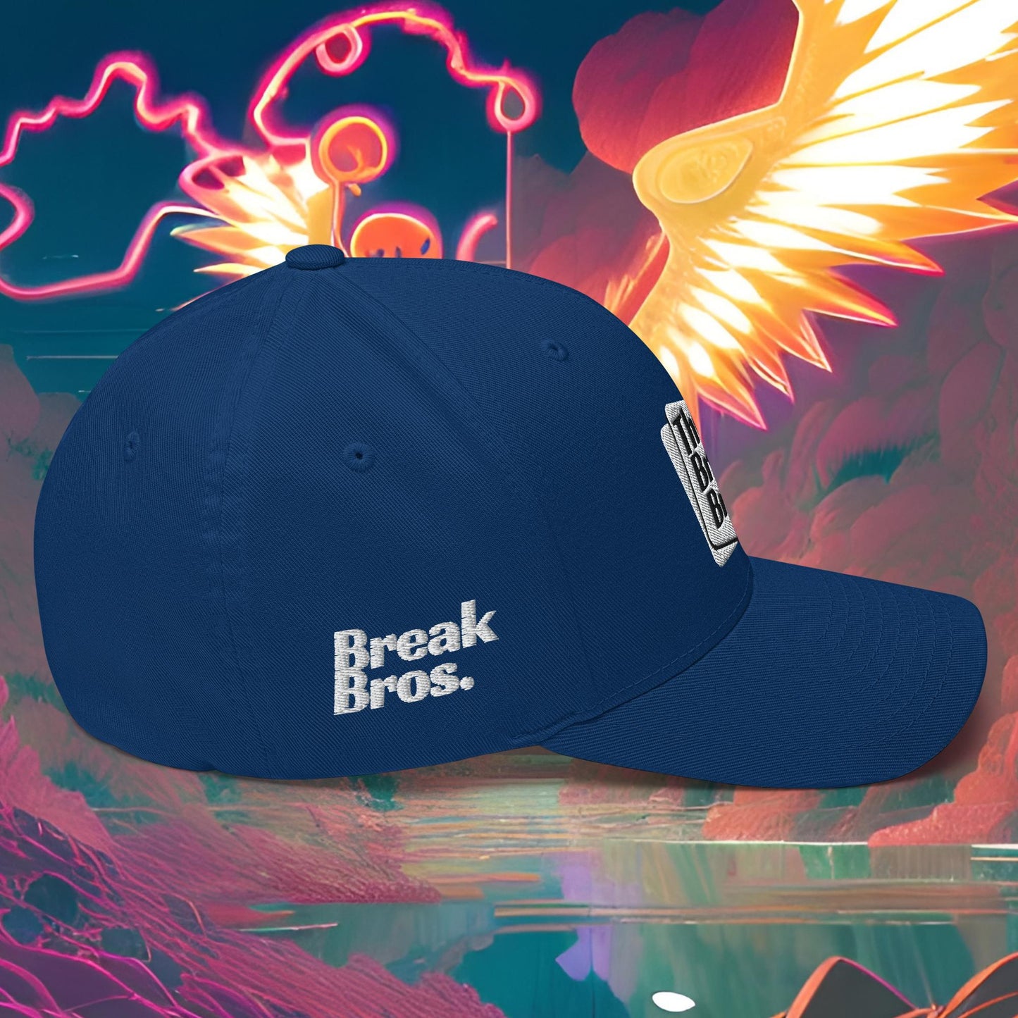 Break Bros Baseball Cap White Logo