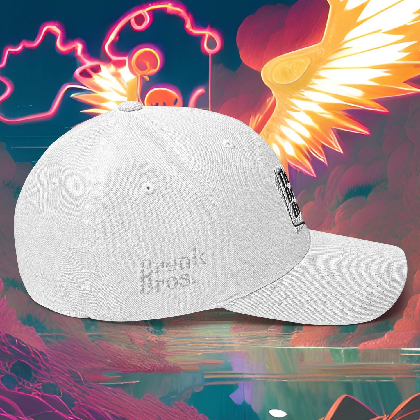 Break Bros Baseball Cap White Logo