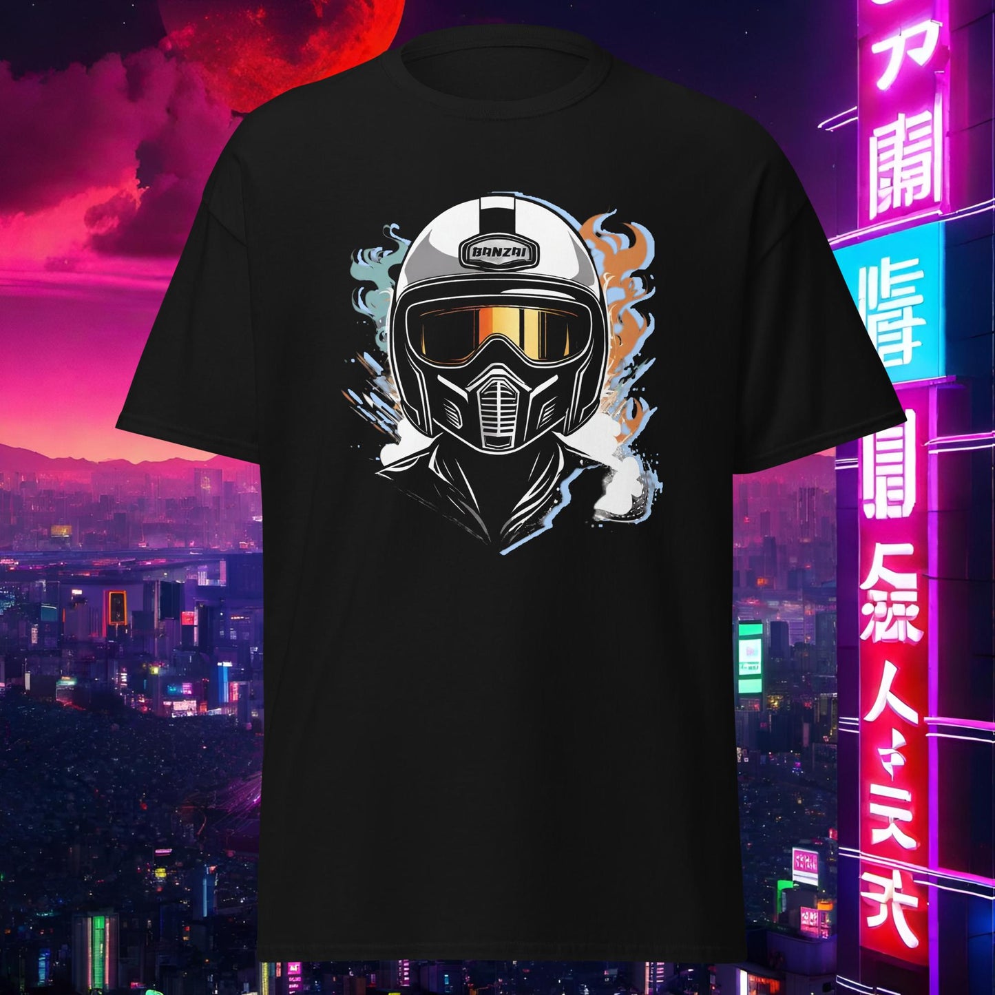 Banzai Classic Tee - Classic Helmet