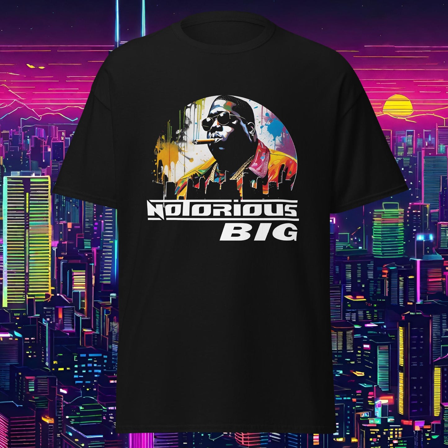 Banzai Classic Tee - Notorious BIG Cityscape