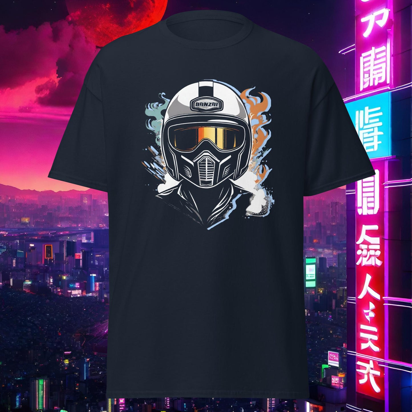 Banzai Classic Tee - Classic Helmet
