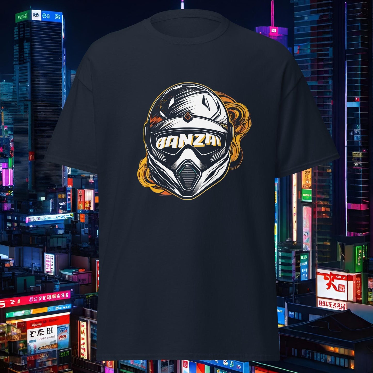 Banzai Classic Tee - Offroad Helmet