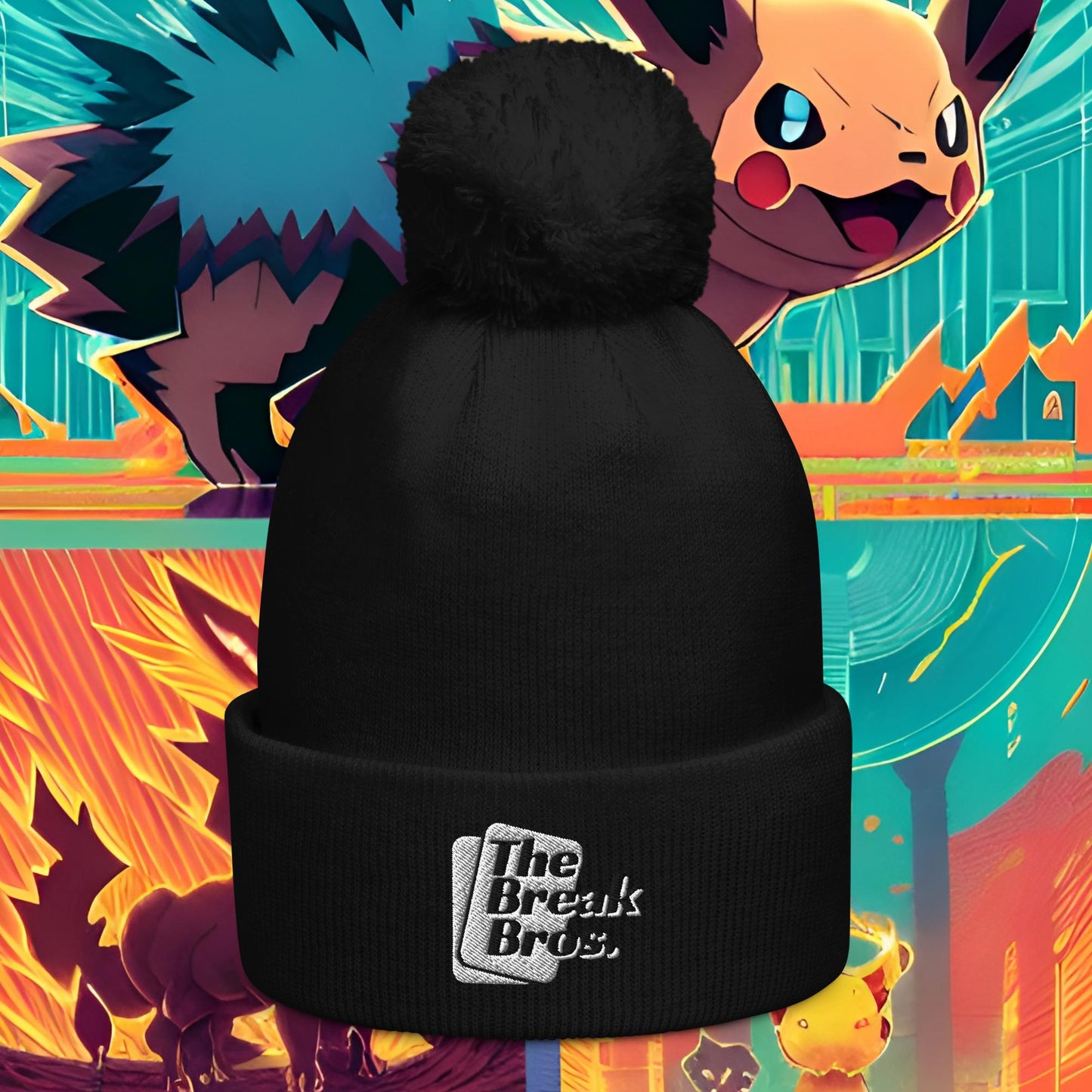 Break Bros Pom Pom Beanie