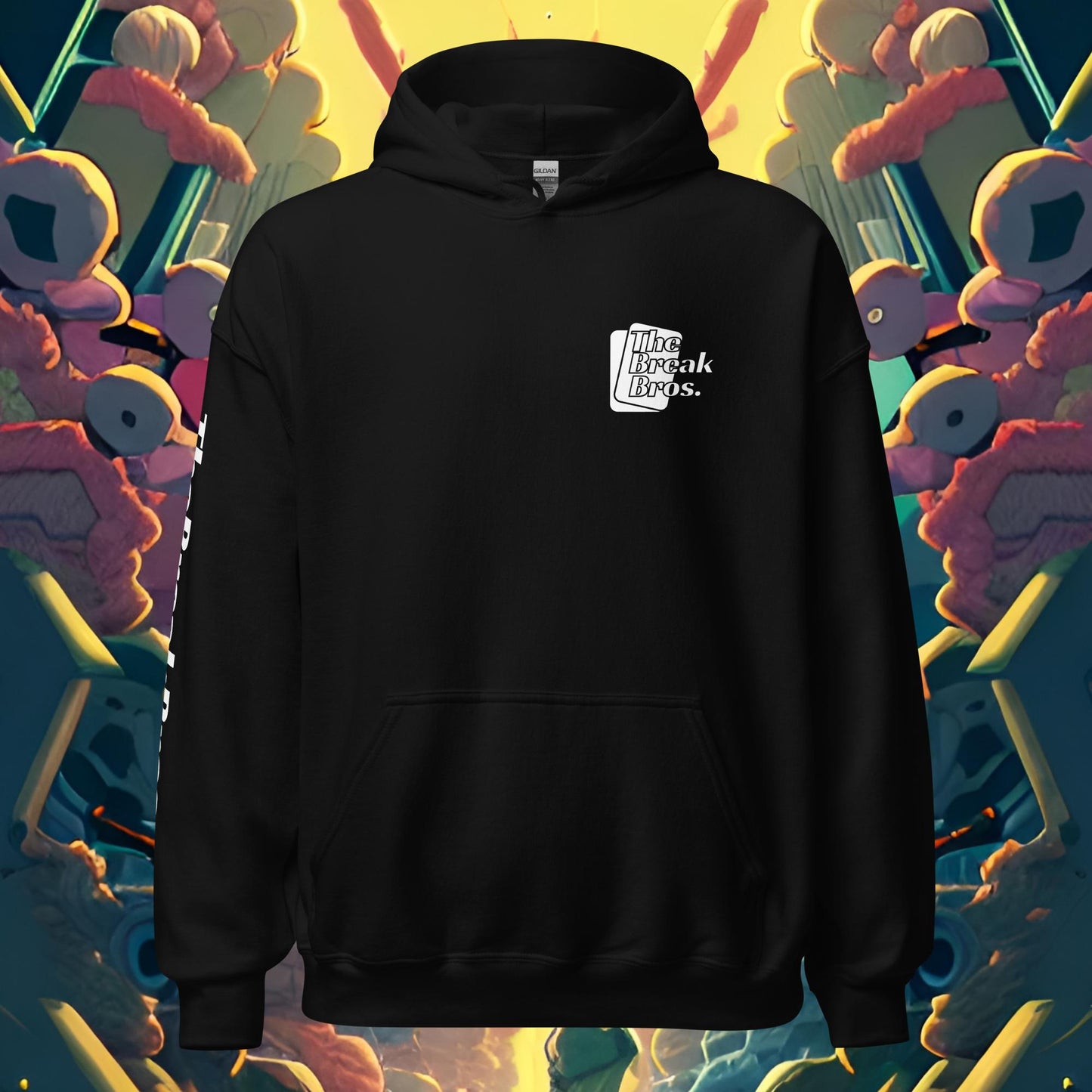 Break Bros - Hoodie White Logo
