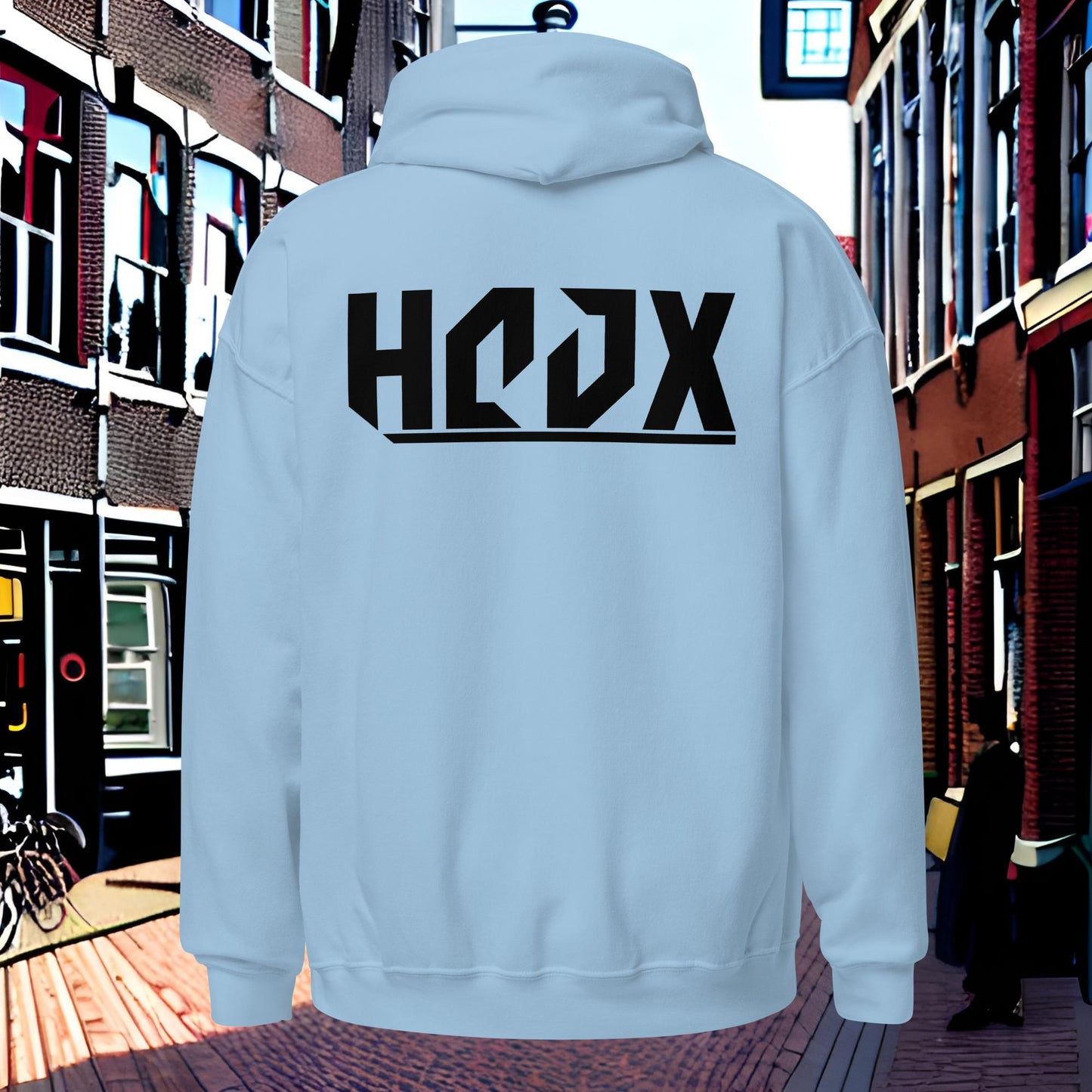 Negen Zeven - HOOX Hoodie Black Print
