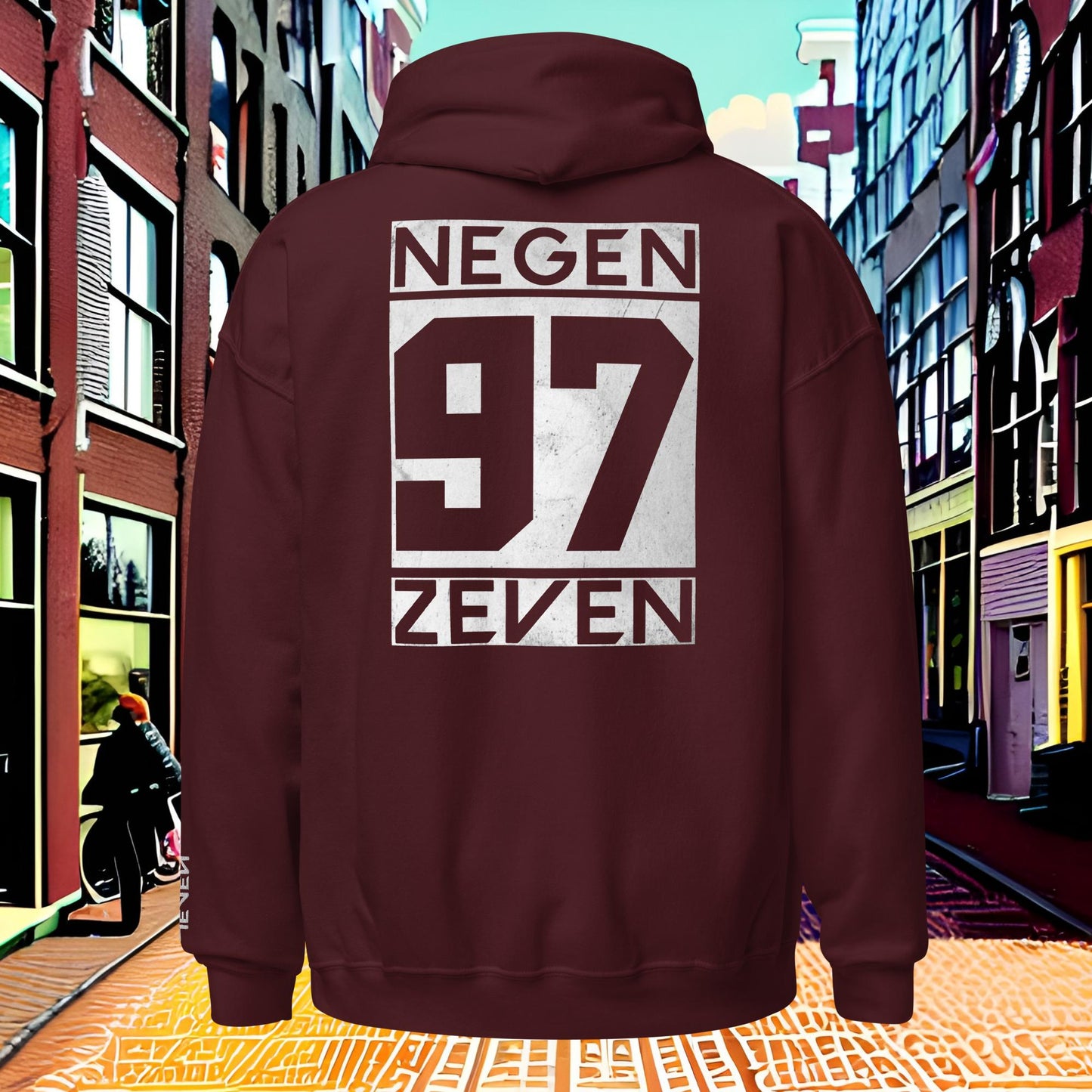 Negen Zeven Logo - Hoodie