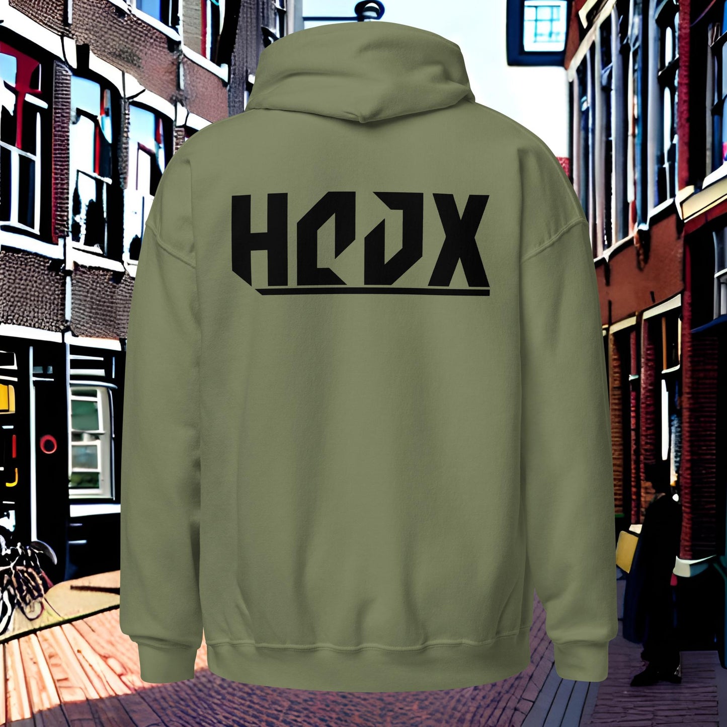 Negen Zeven - HOOX Hoodie Black Print