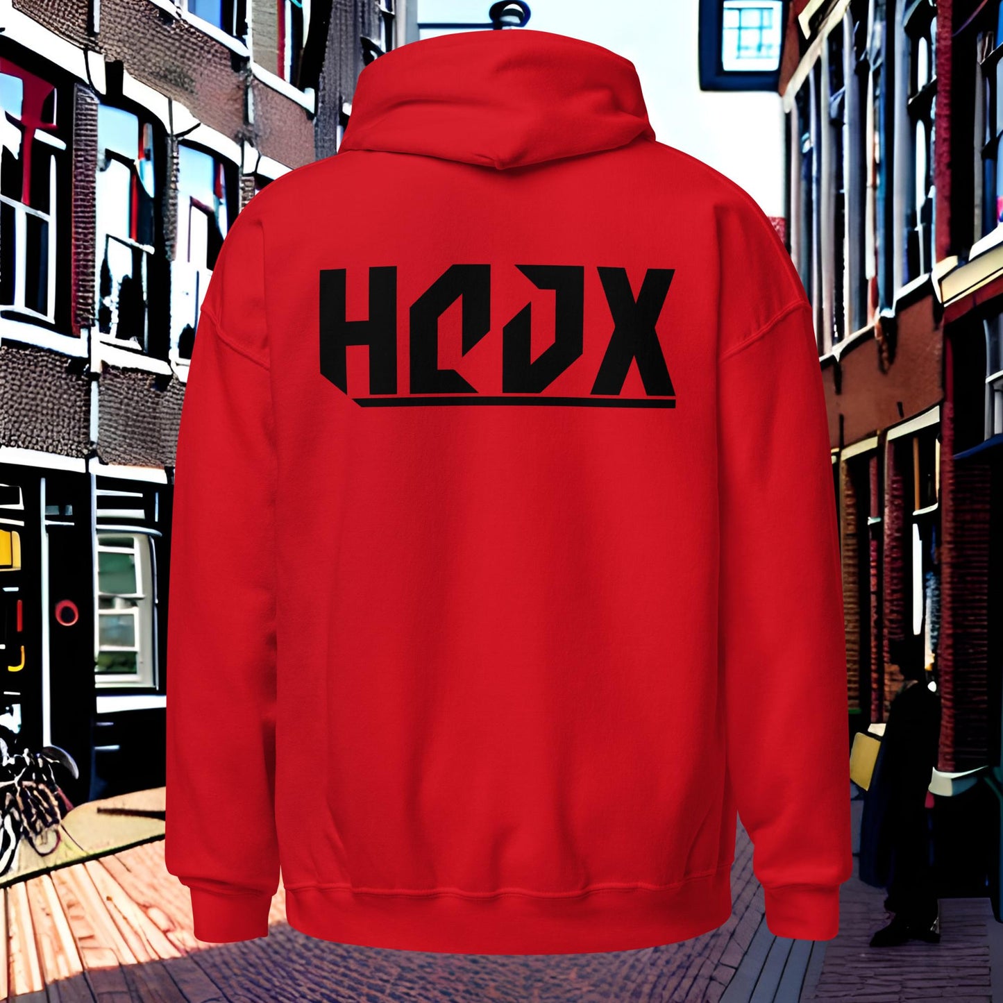 Negen Zeven - HOOX Hoodie Black Print