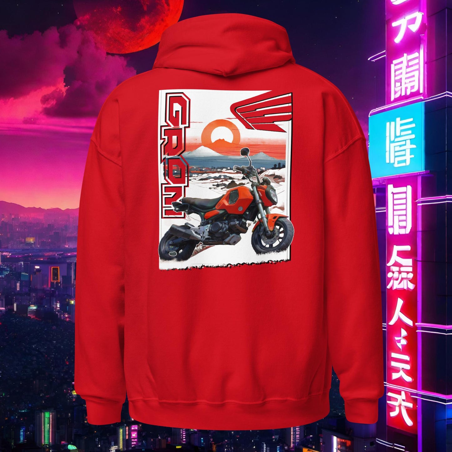 Banzai Classic Hoodie - Honda Grom