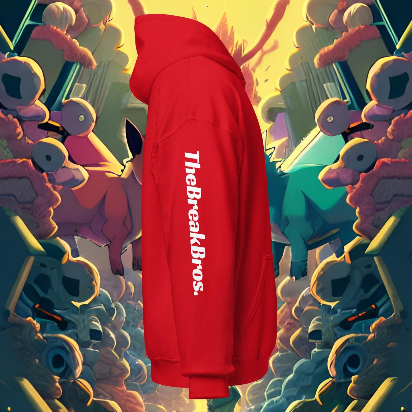 Break Bros - Hoodie White Logo