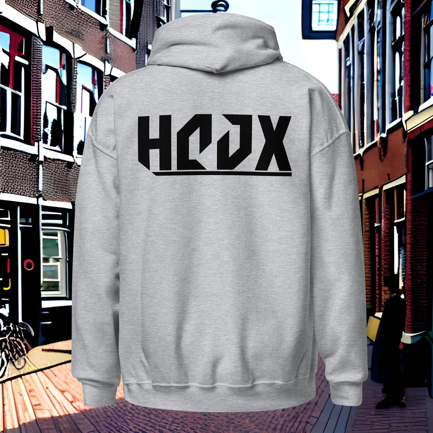 Negen Zeven - HOOX Hoodie Black Print
