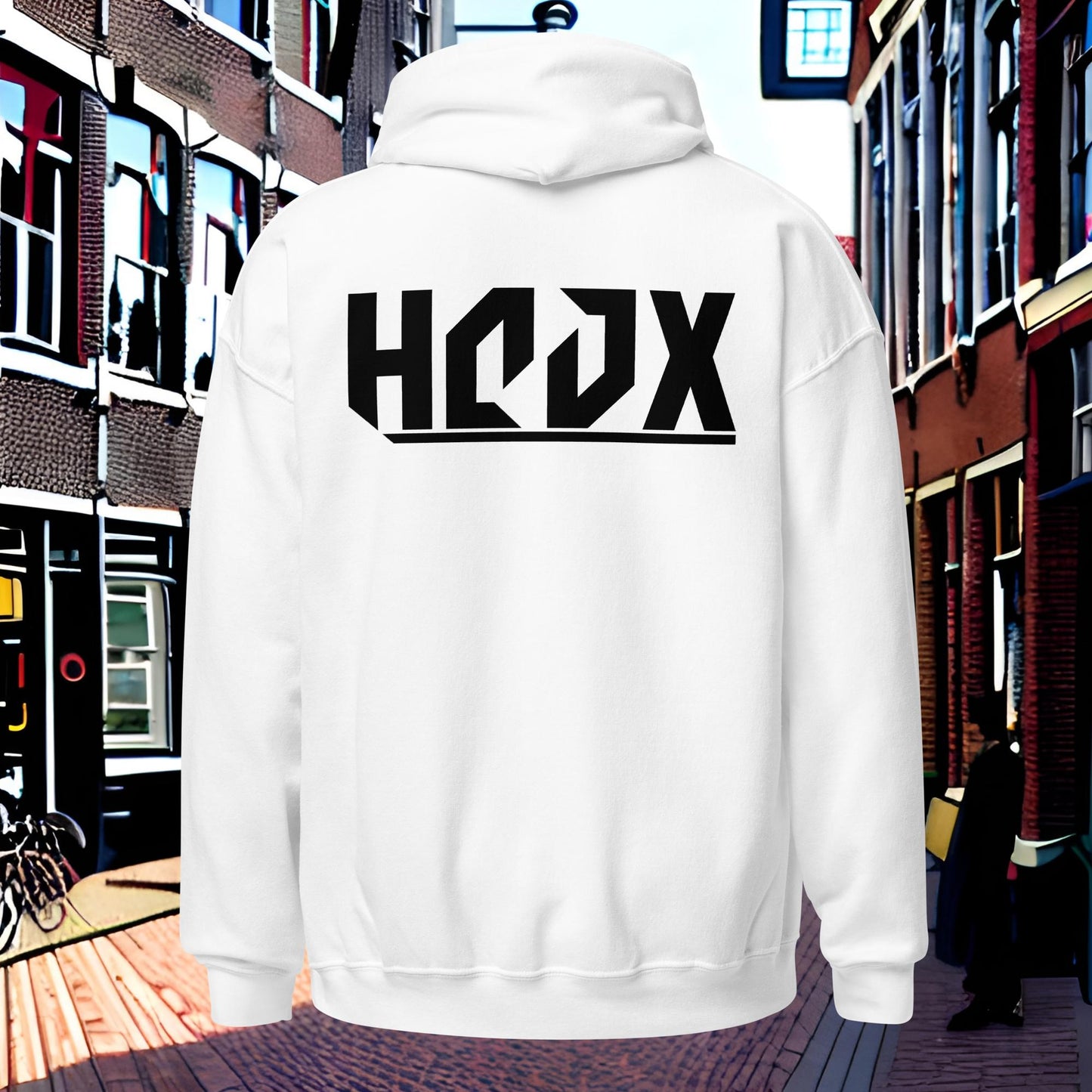 Negen Zeven - HOOX Hoodie Black Print