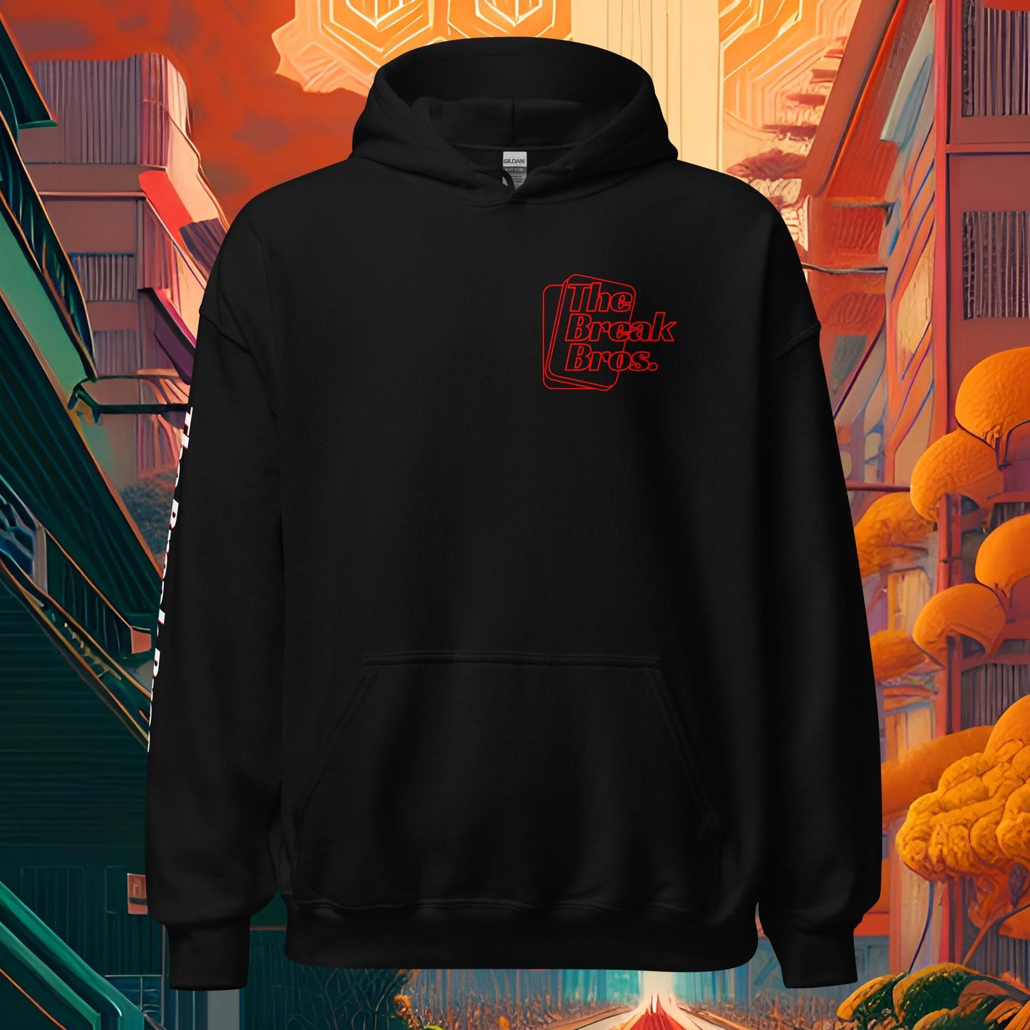 Break Bros - Hoodie Red Logo