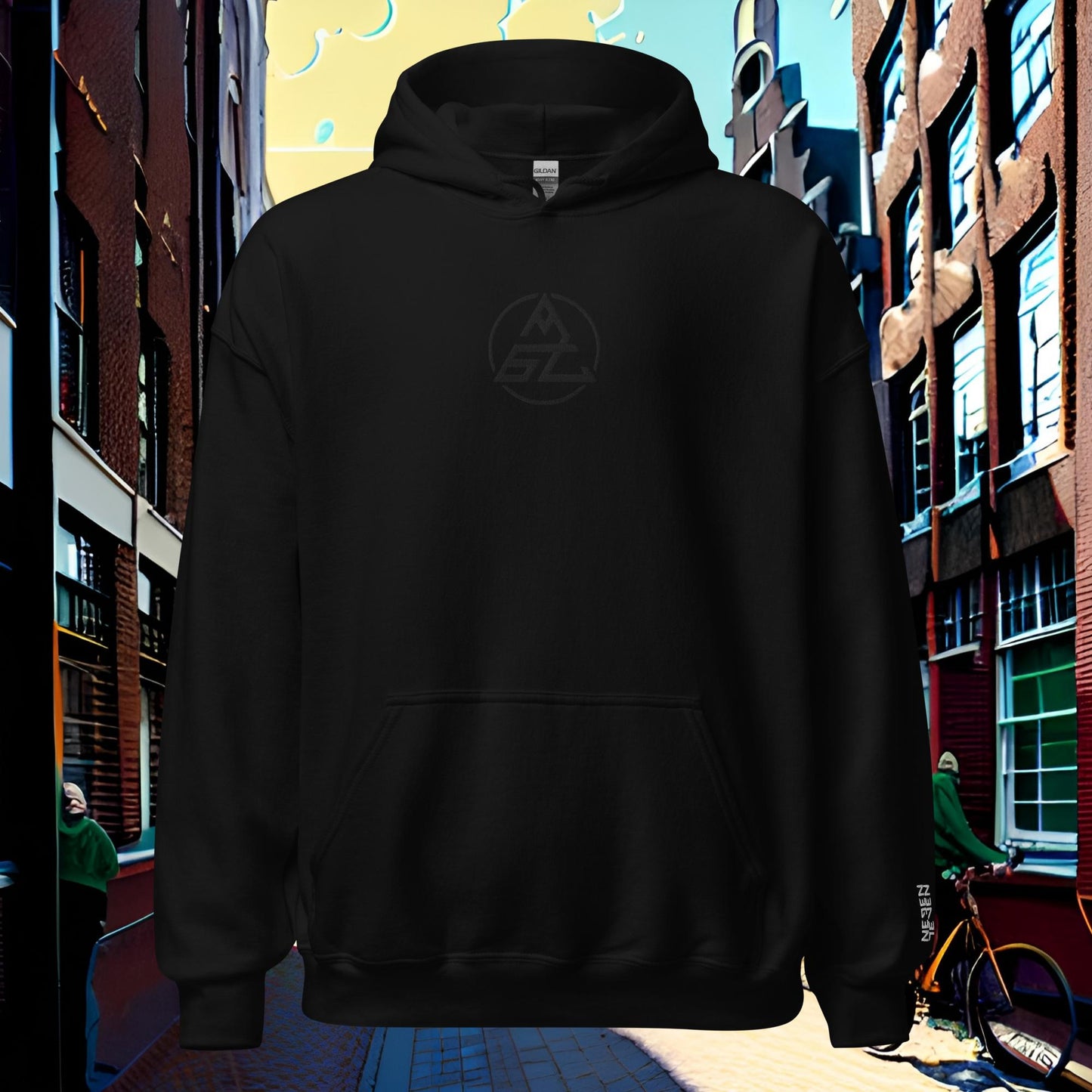Negen Zeven Summer Hoodie Black