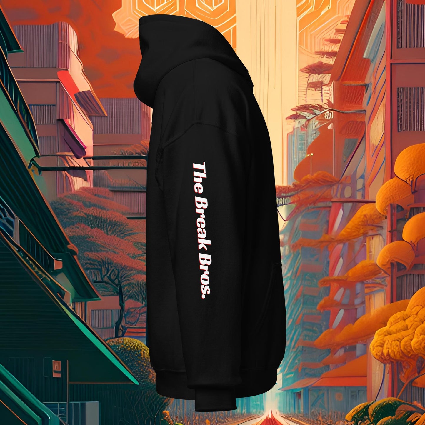 Break Bros - Hoodie Red Logo