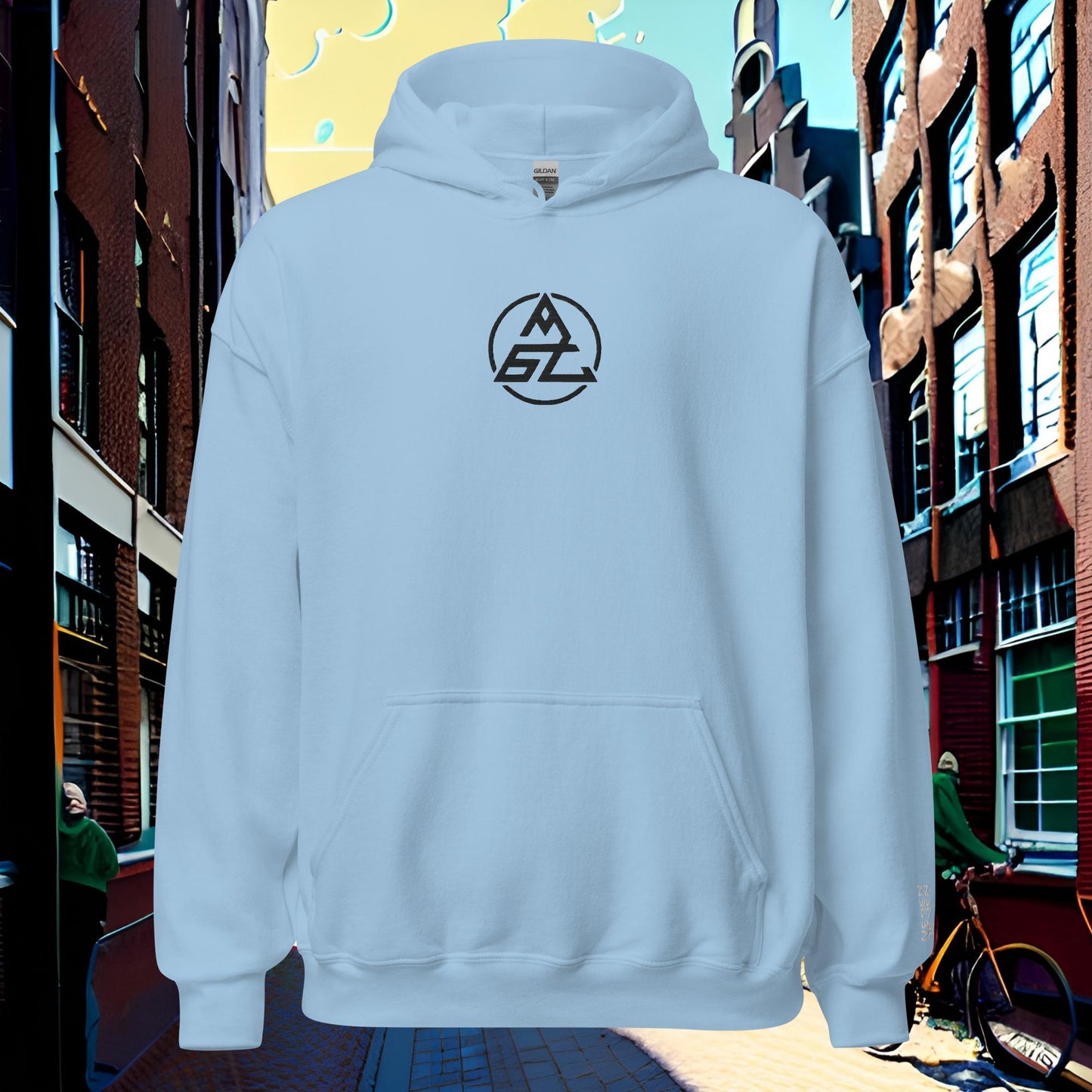Negen Zeven Summer Hoodie Black