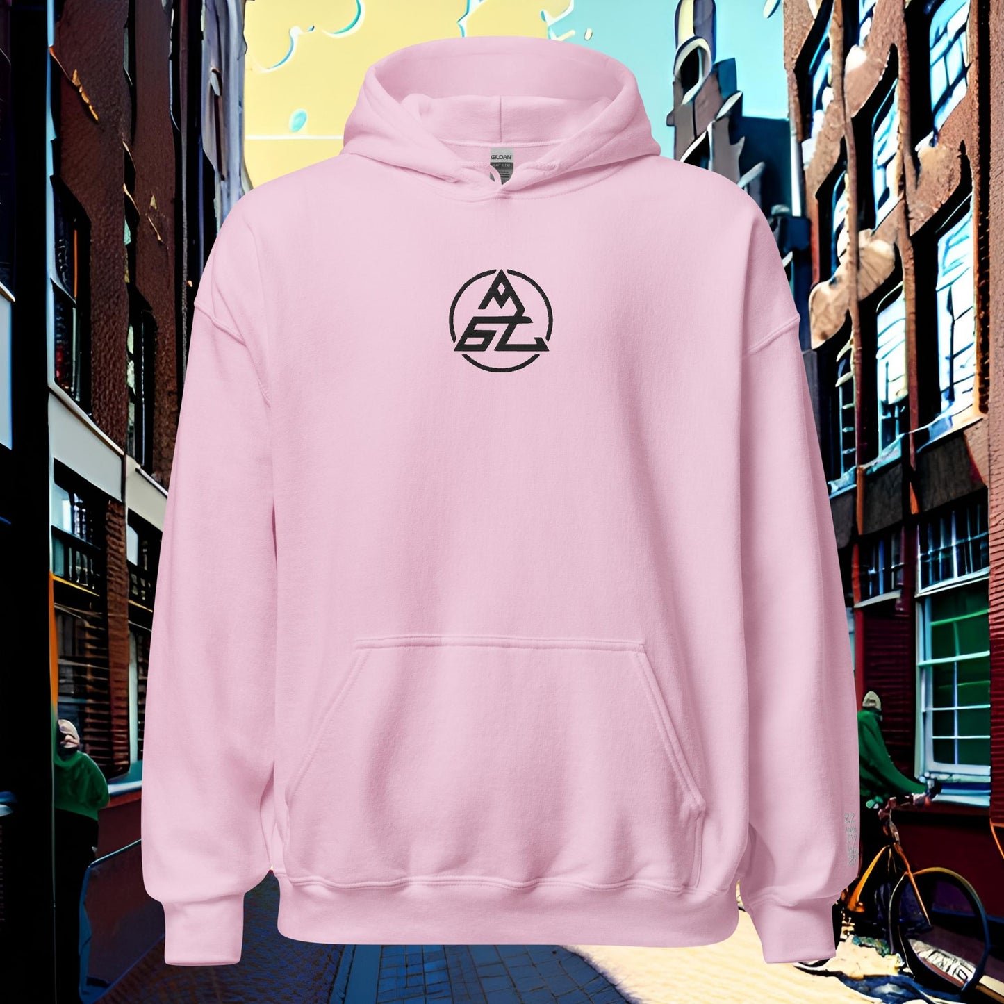 Negen Zeven Summer Hoodie Black