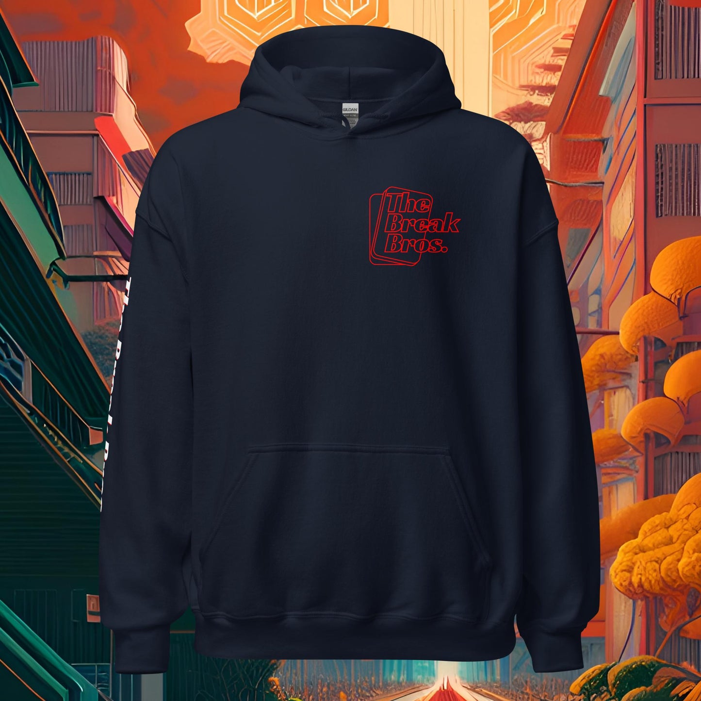 Break Bros - Hoodie Red Logo