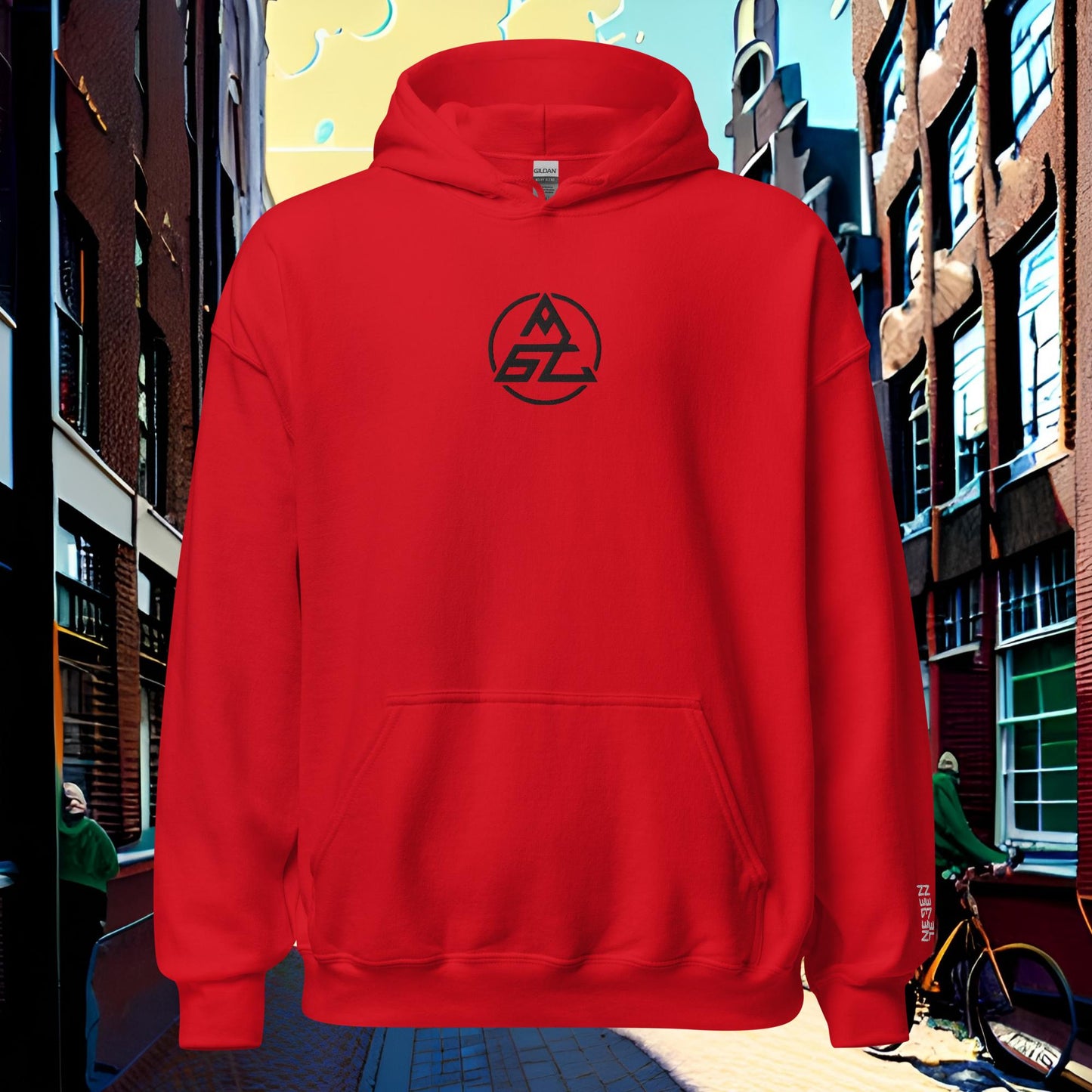 Negen Zeven Summer Hoodie Black