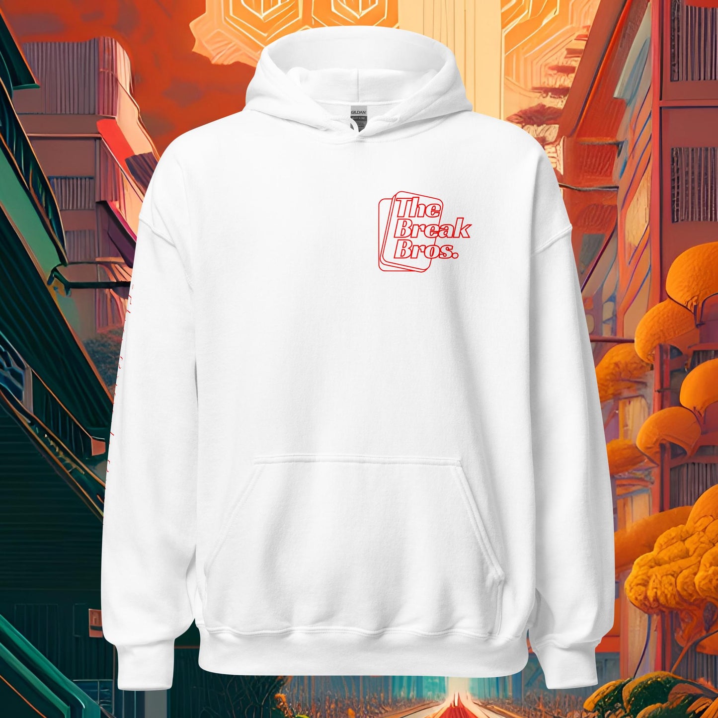 Break Bros - Hoodie Red Logo