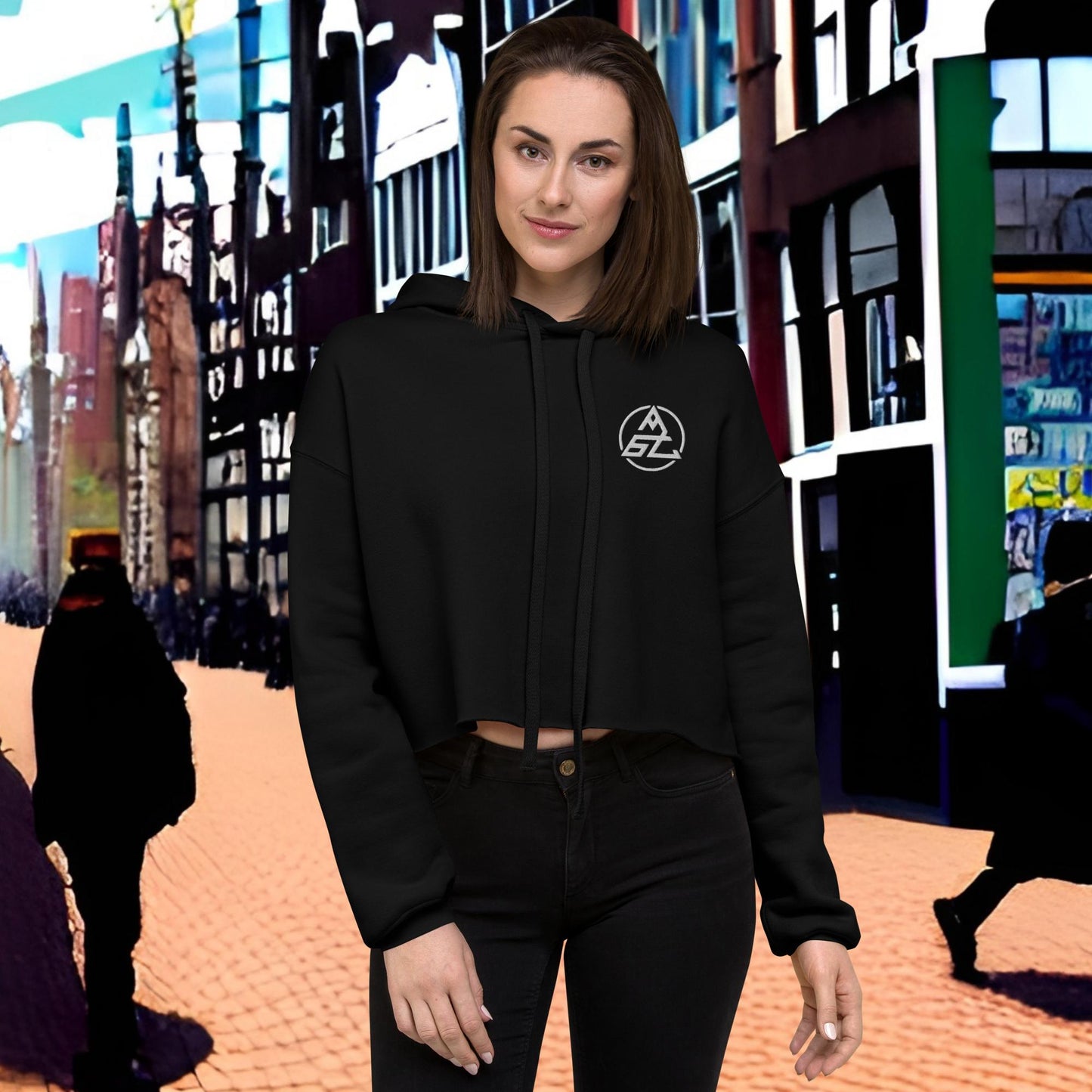 Negen Zeven Crop Hoodie