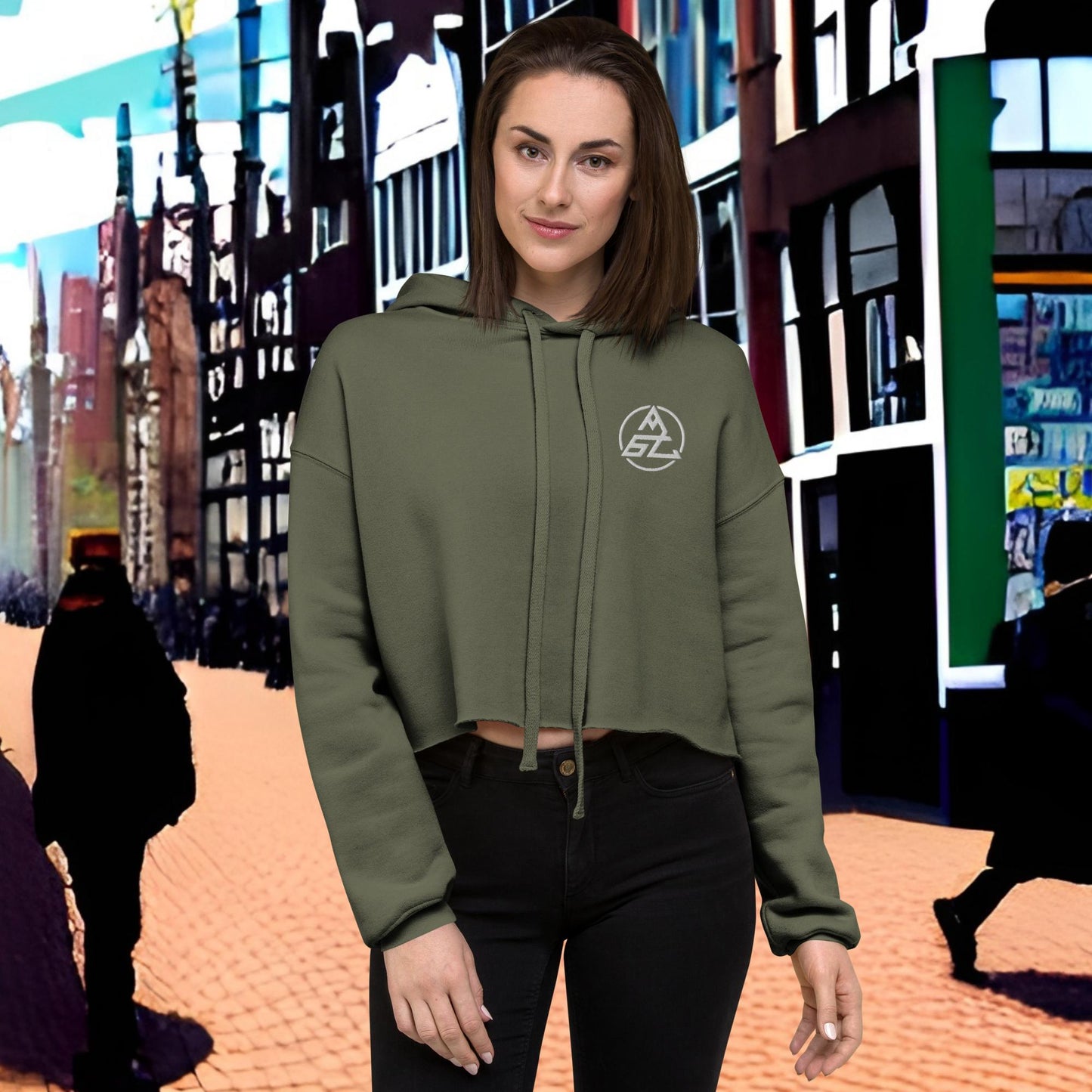 Negen Zeven Crop Hoodie