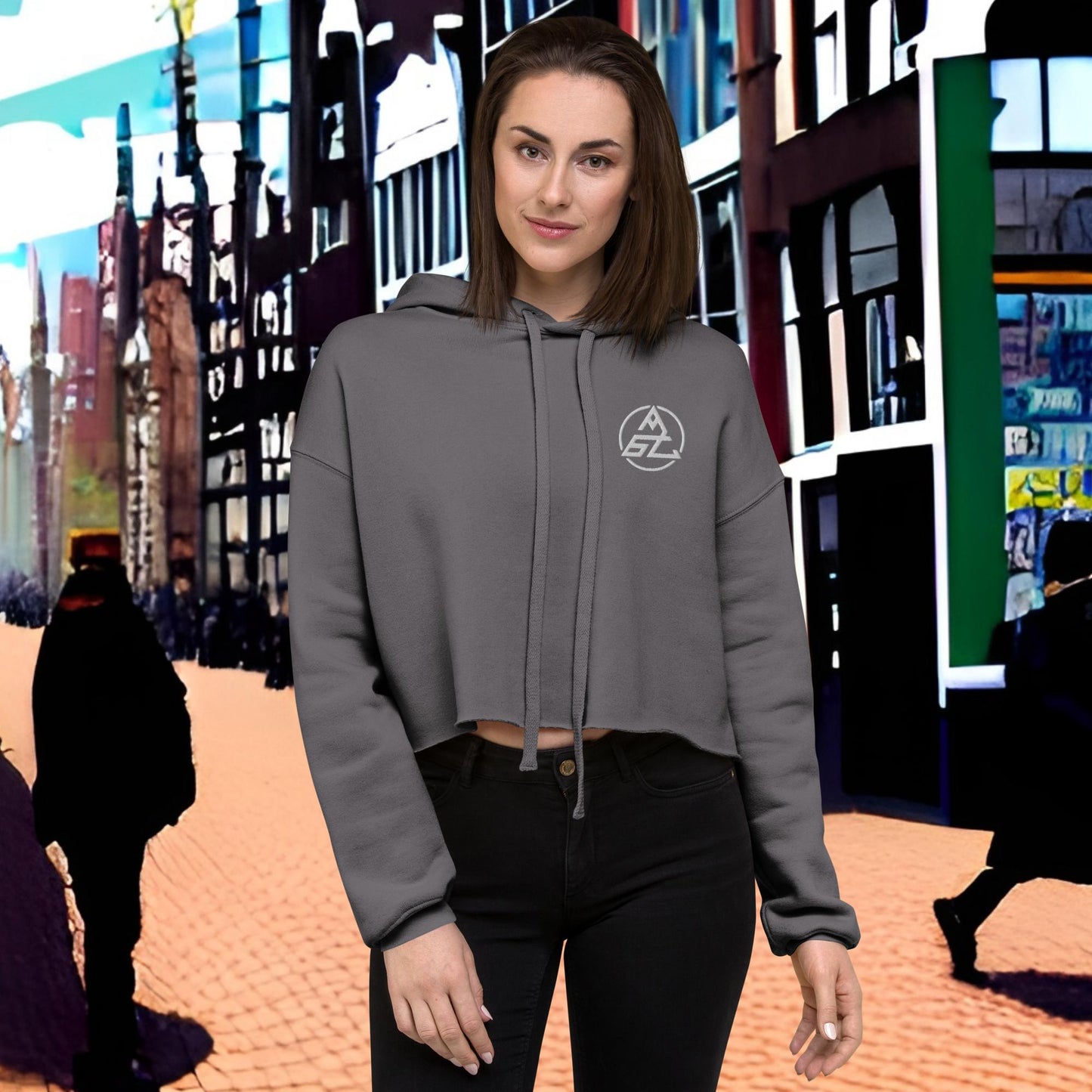 Negen Zeven Crop Hoodie