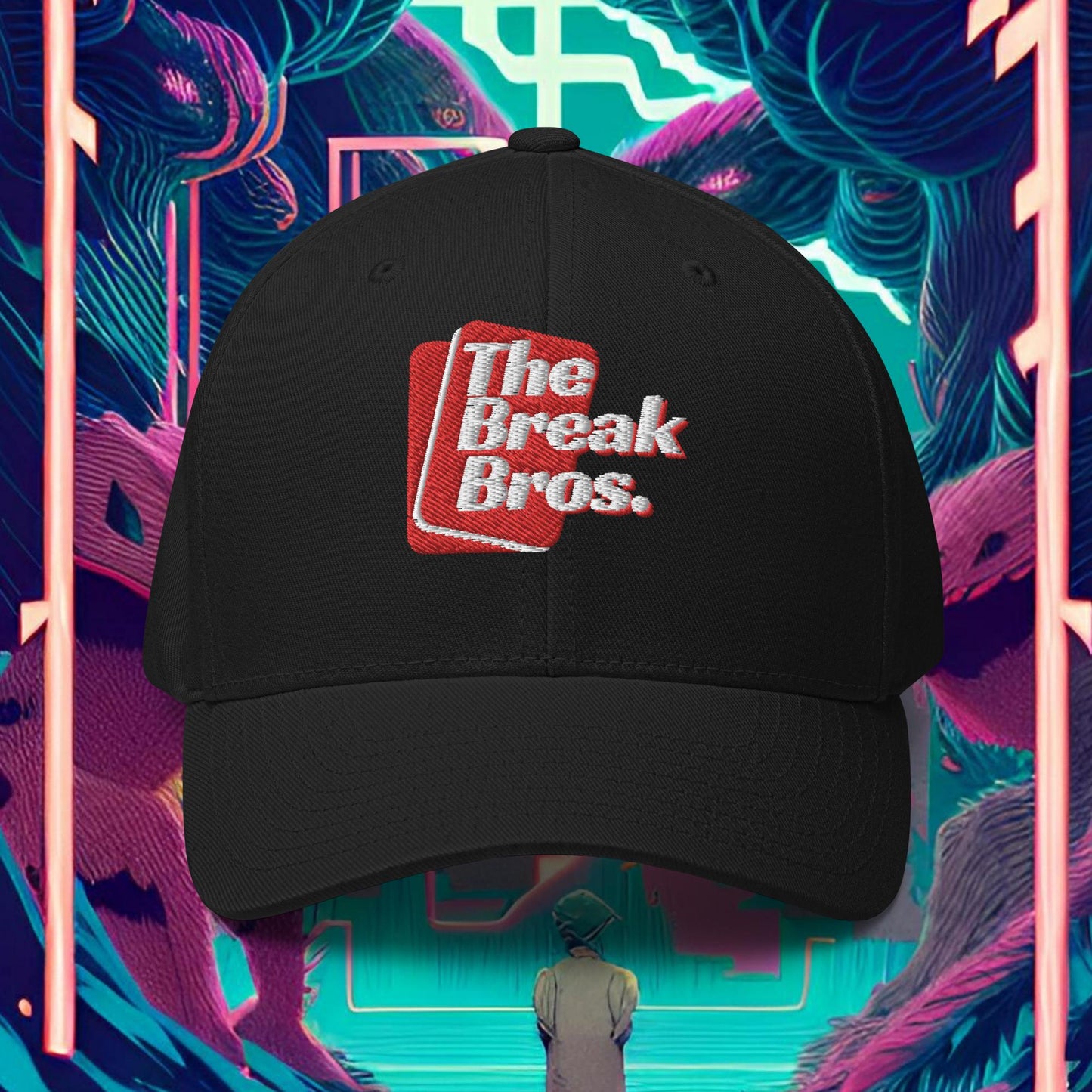 Break Bros Baseball Cap Red Logo